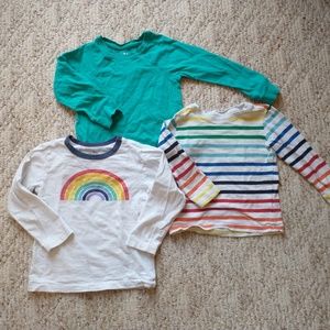Bundle of 3 Primary long-sleeved shirts
